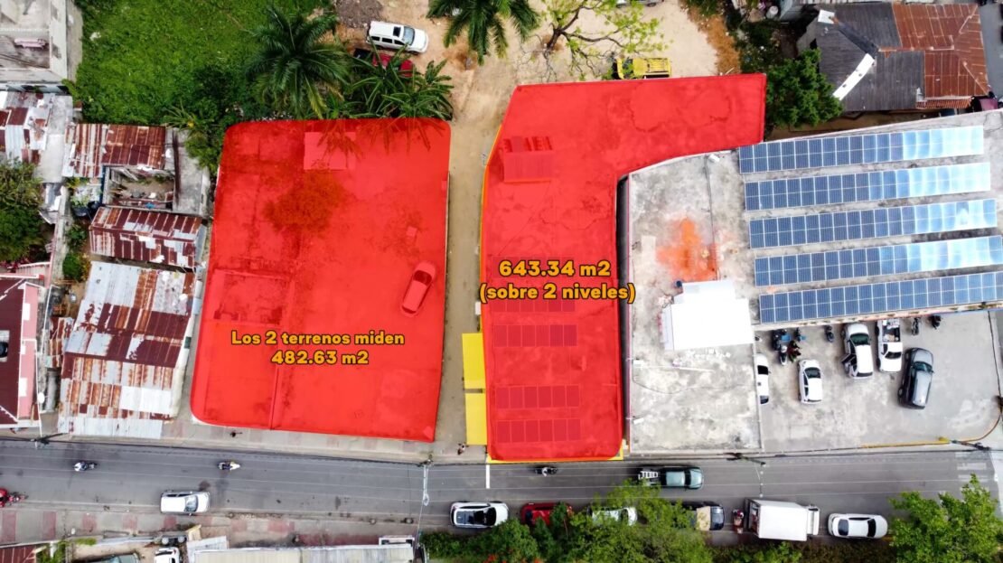 Local commercial et terrain Las Terrenas