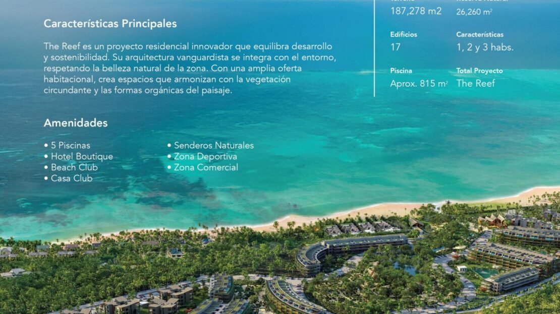 Appartement bord de mer THE REEF Las Terrenas