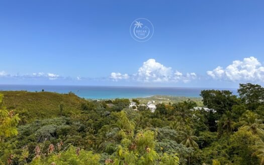Terrain vue mer panoramique Las Terrenas
