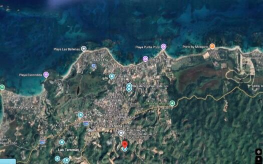 Terrain constructible Las Terrenas – Vue mer – La Granja