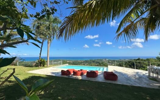 Villa vue mer à Las Terrenas – Piscine infinity