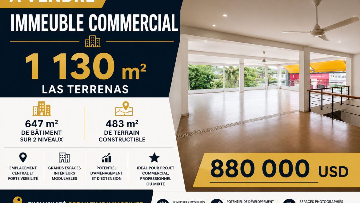 Immeuble commercial à vendre à Las Terrenas