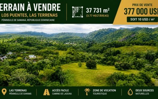 Terrain à vendre Los Puentes Las Terrenas | 37 731 m²