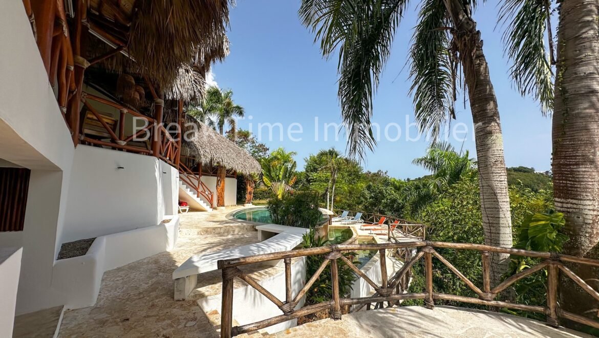 Domaine à vendre à Las Terrenas-plusieurs terrasses