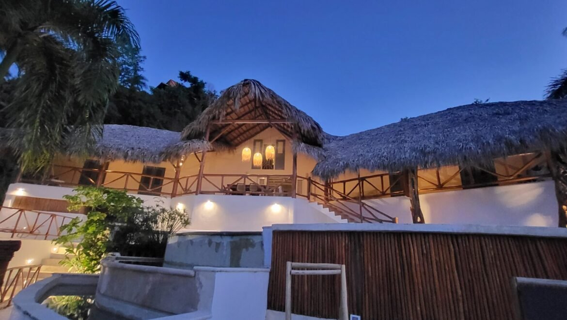 Domaine à vendre à Las Terrenas avec villa caribéenne