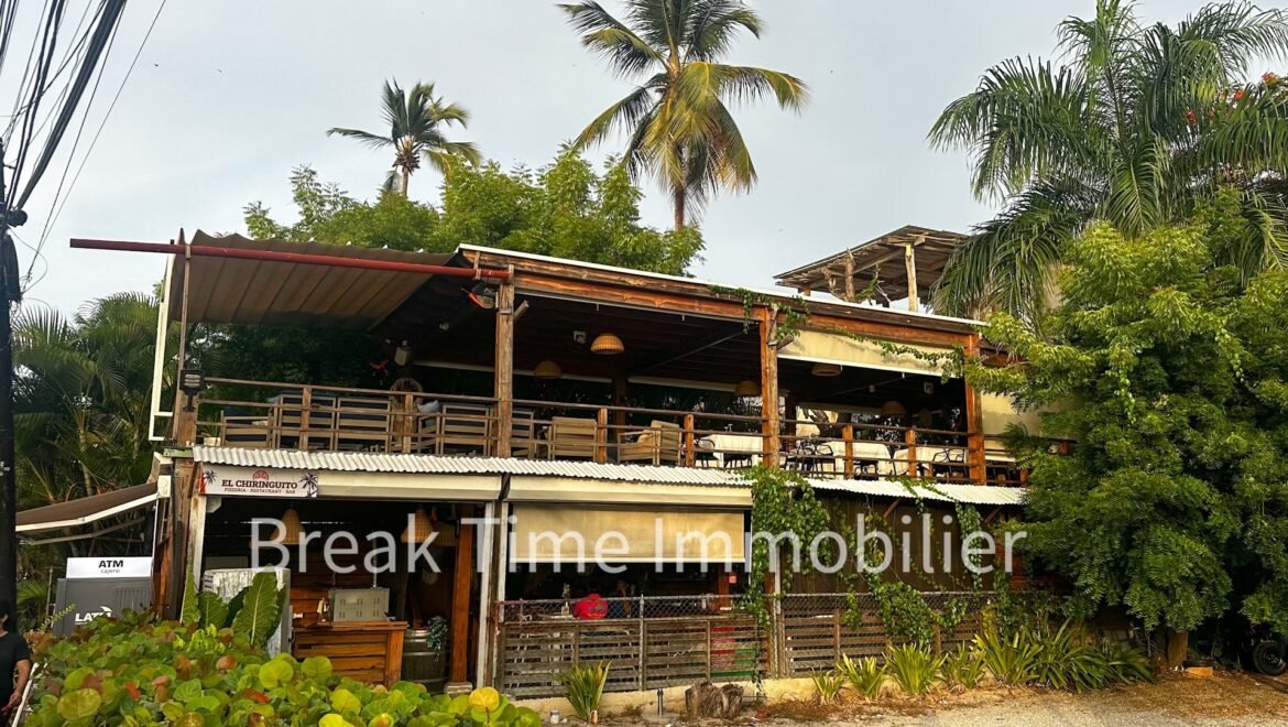 Extérieur du restauarant Playa Popy à Las Terrenas