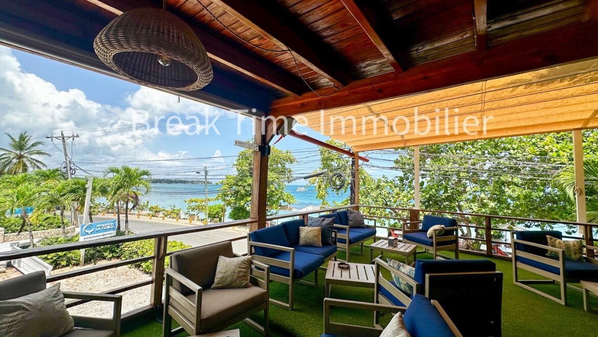 Restaurant Playa Popy rooftop vue mer à Las Terrenas